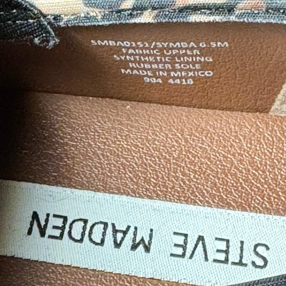 Steve Madden Symba Leopard Slip-On Sneakers Women’s 6.5 - Picture 11 of 12